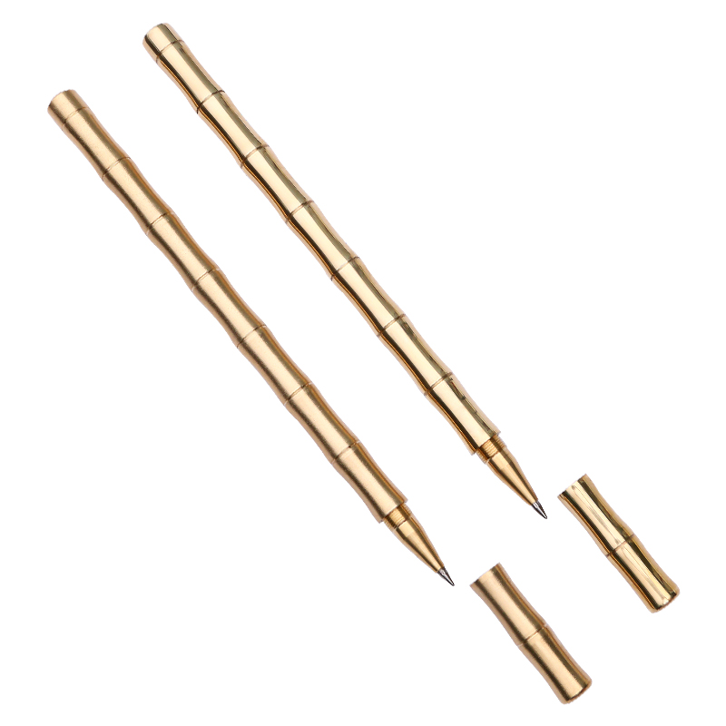 Big Discount Ceramic Letter Bookends - Bamboo Shaped Brass Pen(Gel pen) – TIANSE