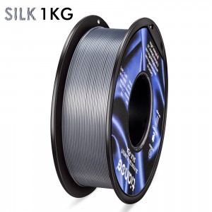 SILK PLA 3D печатаща нишка （Сребърен （