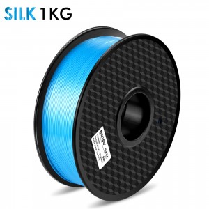 SILK PLA 3D yosindikiza filament, Blue）
