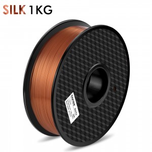 SILK PLA 3D Printing Filament（Red Copper）
