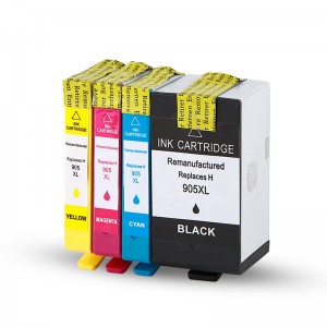 Compatible CMY Ink Cartridge 905 for HP Printer For HP Officejet Pro 6960 6970 6950 6956 all-in-one printer