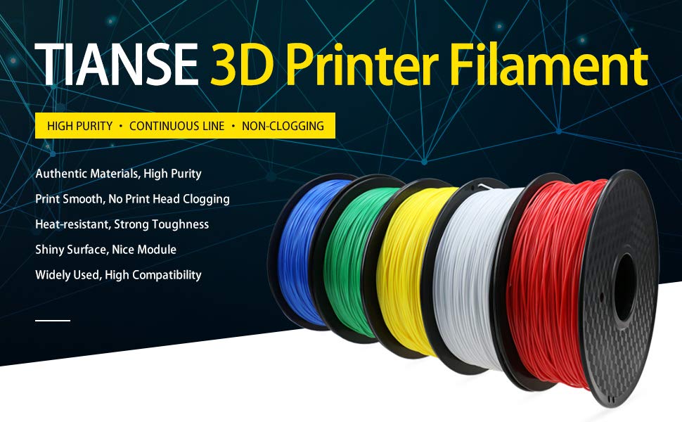 Super Lowest Price Ip Video Door Bell - TPU Flexible 3D Printer Filament 4 Colors 1.75mm Wholesale – TIANSE