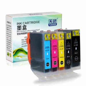 Компатибилен K / C / M / Y Ink Cartridge PGI5 / CLI8 за Канон принтер IX4000 / iX5000 / MP-520 / MP-610 / MX-700 / MX-850