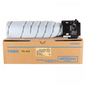 Compatible Black Copier Toner TN222 voor Konica Minolta Copier BIZHUB226 / 306