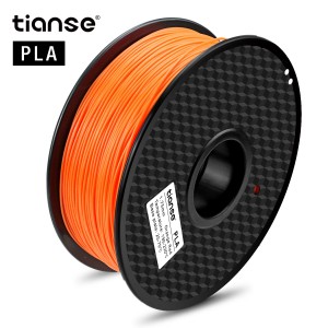 PLA 3D tisk vlákna (Oranžová Červená)