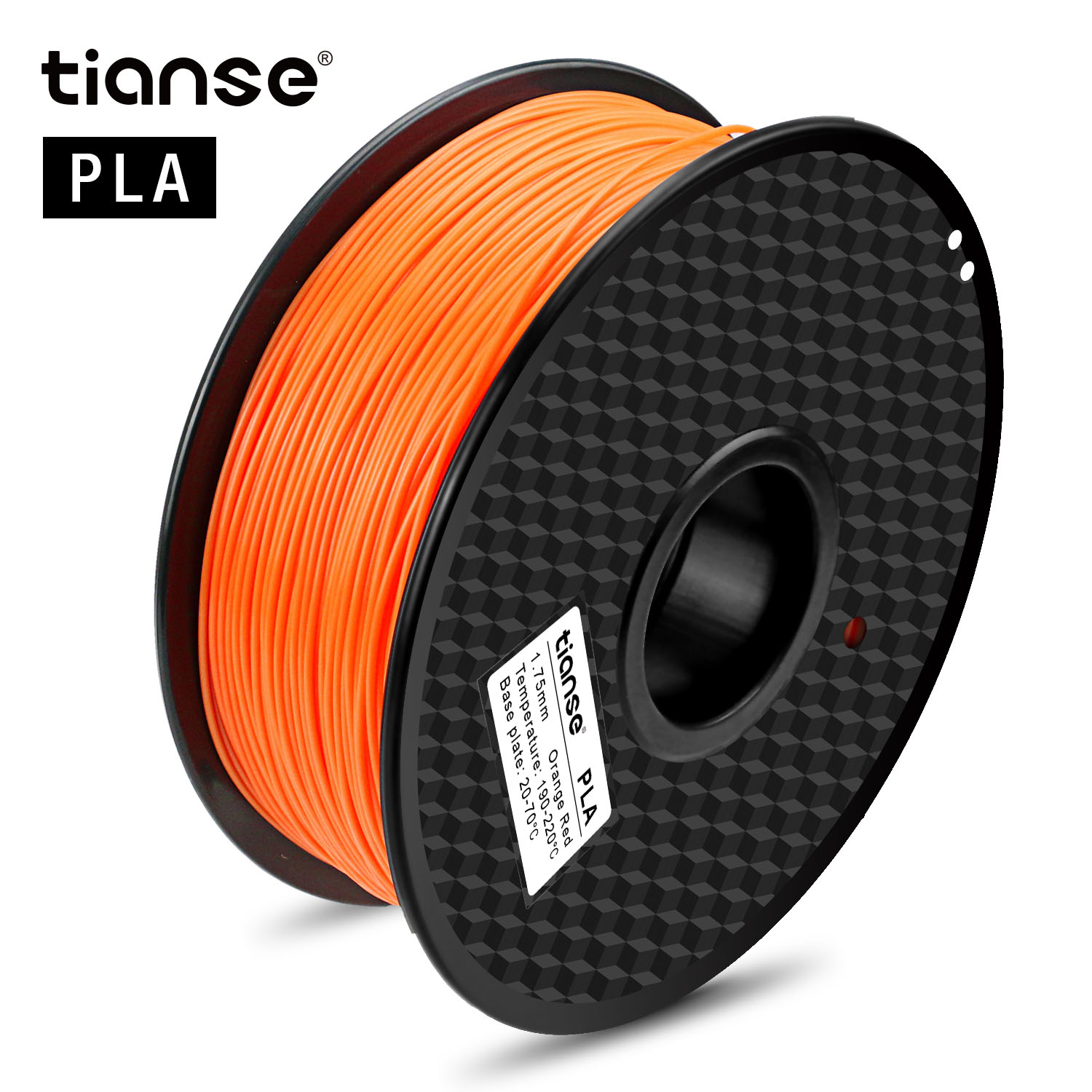 PLA 3D Printing Filament（Orange Red）