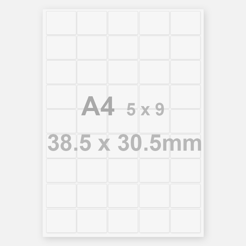 OEM Customized Stationery Set - A4 5*9 White Matte Rounded Corner Printable Labels – TIANSE