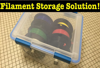How To Store Your 3D Printer Filament and Keep It Dry