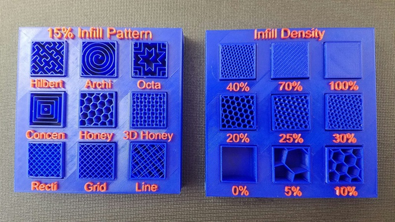 Infill Percentage and Pattern