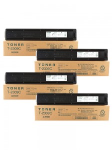 ឆបគ្នា T2309C ខ្មៅម៉ាស៊ីនថតចម្លង Toner សម្រាប់ក្រុមហ៊ុន Toshiba ម៉ាស៊ីនថតចម្លង 2303A / 2303AM / 2803AM / 2809A / 2309A