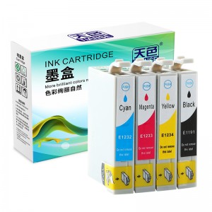 Compatible K/C/M/Y Ink Cartridge T1191 for Epson Printer 70/ 80W/ 650FN/ 1100 EPSON 700FW