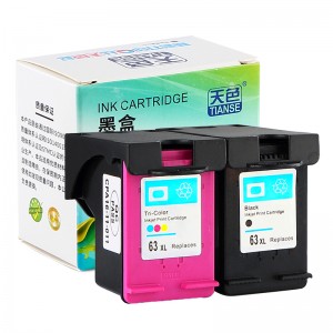 Compatible K/CMY Ink Cartridge 63XL for HP Printer HP 1111/ 3630/ 4520/ 4650