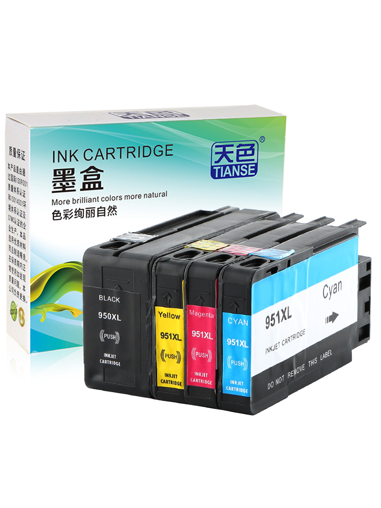 Fixed Competitive Price Hole Punch Size - Compatible CMY Ink Cartridge 951 for HP Printer HP Officejet Pro 8100 8600 8600PLUS 8610 8620 8660 – TIANSE