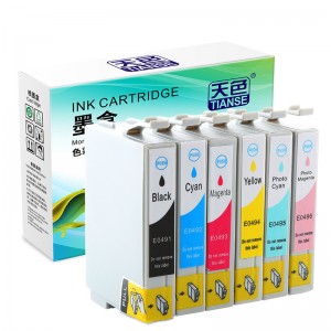Compatible K/C/LC/M/LM/Y Ink Cartridge T0491 / 2 / 3 / 4 / 5 / 6 for Epson Printer R210/ R230/ R310/ R510