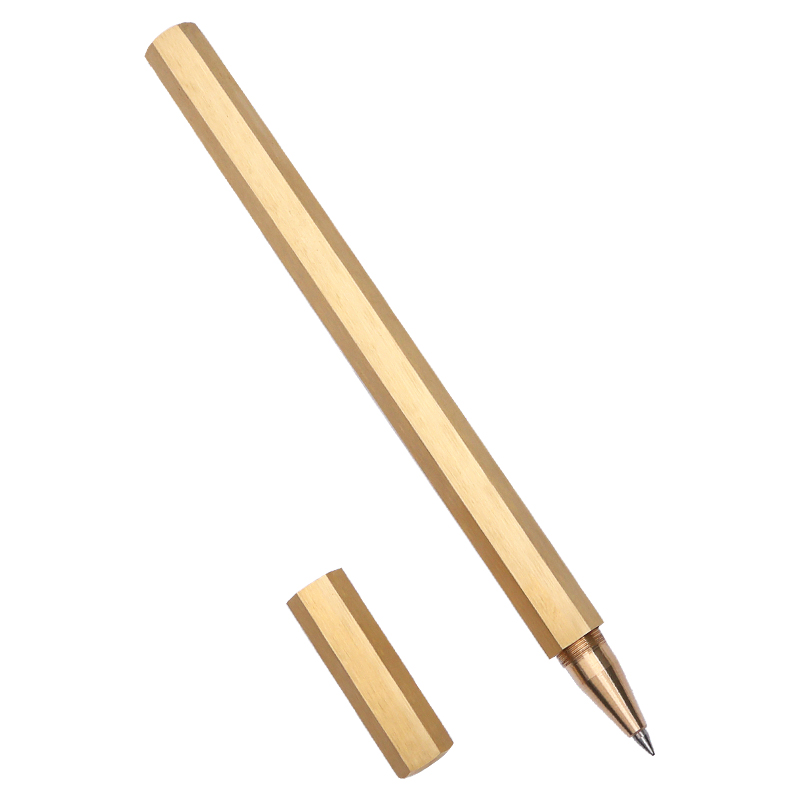 Factory For Digital Calculators - Hexagon Brass Pen(Gel pen) – TIANSE