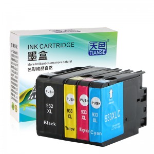 ເຫມາະສົມ K / CMY Ink Cartridge 932XL ສໍາລັບ HP Printer HP OFFICEJET / 6100/6600/6700/7110/7610/7612 / ເຄື່ອງພິມ