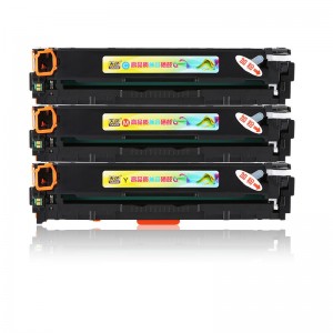 ເຫມາະສົມ CMY ຕະຫລັບຫມຶກ CF210A ສໍາລັບ HP Printer HP LaserJet Pro 200 ສີ M251 / 275/276