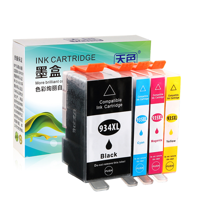 Compatible K/C/M/Y Ink Cartridge / 935XL for HP Printer HP OFFICEJET/ PRO-/ 6830/ E-ALL-IN-ONE/ OFFICEJET/ PRO-/ 6230 - Tianse