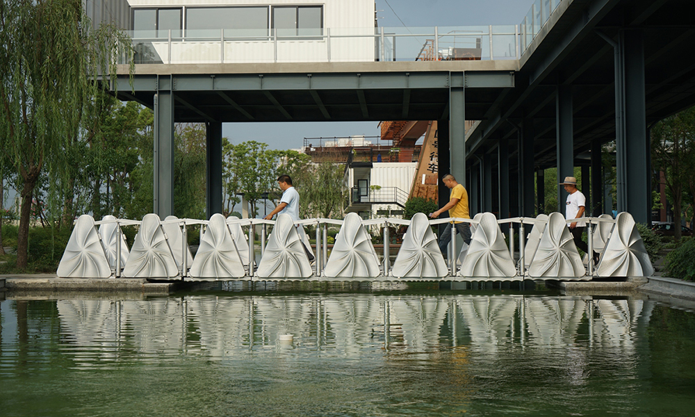 China’s first 3D-printed retractile bridge unveiled